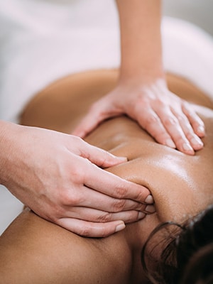 Deep tissue massage treatments